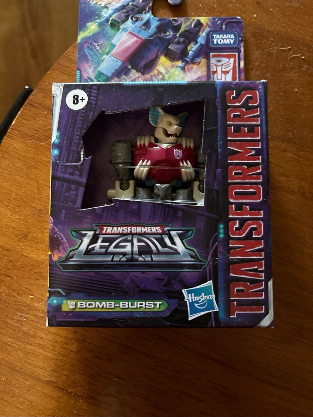 Hasbro Transformers Legacy Bomb-Burst Figure - Purple, Red, Beige, Teal